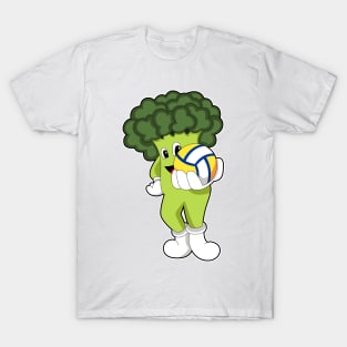 Broccoli at Volleyball Sports T-Shirt